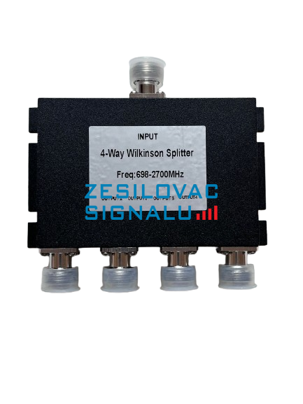 Rozbočovač 698-2700 MHz pro 4 antény ,5x N(f) Wilkinson