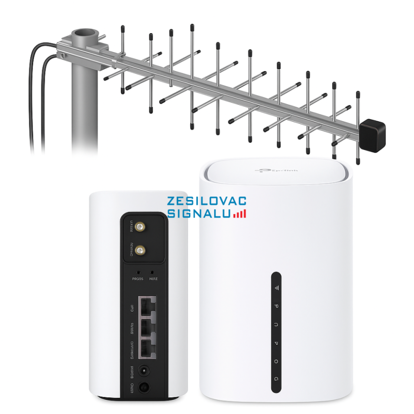 Sada Wifi routeru 5G/LTE NX210 a směrové antény - pro rychlý internet